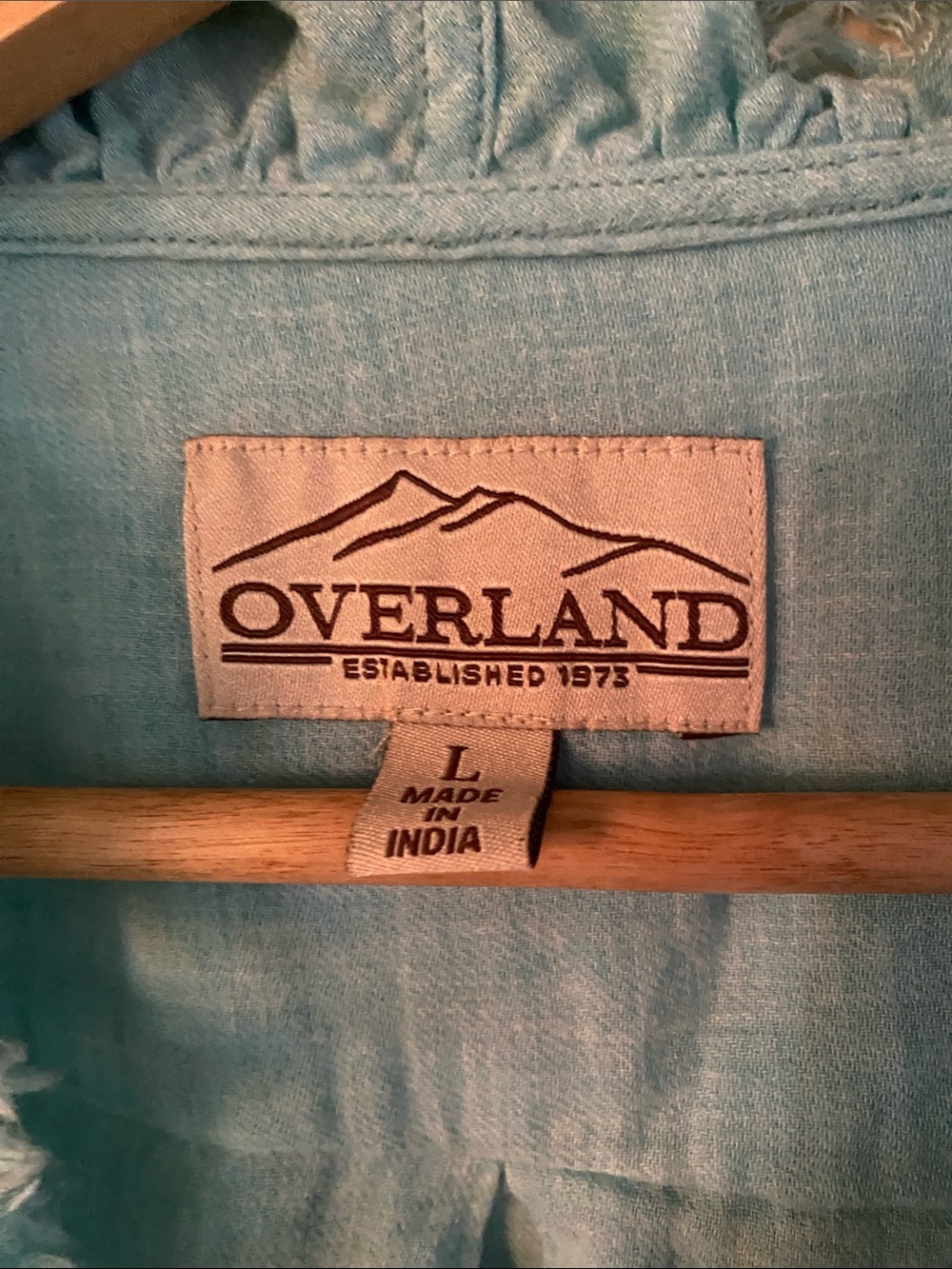 Overland Ruffle-Trim Button-Down Shirt - Picture 2 of 5